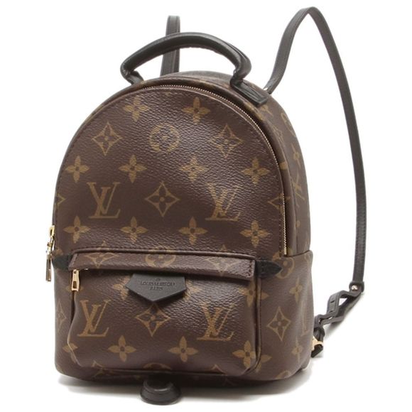 Louis Vuitton Backpack Monogram Brown Black - Picture 3 of 8